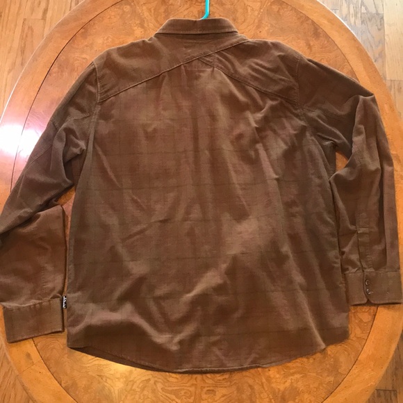 Volcom corduroy long sleeve button down shirt - Picture 2 of 8